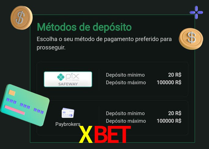 O cassino Xbet oferece uma grande variedade de métodos de pagamento